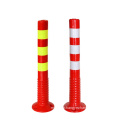 Highly Visible Soft Elastic PU Flexible Red Orange Portable Security Warning Post, Warning Pole/